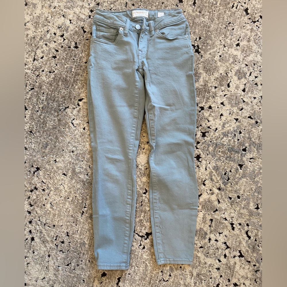 Lucky brand seafoam colored jeans